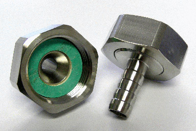 JUL-8890044 - 2 adaptateurs G1 1/4" interne sur connexion de tuyau 1/2" Ø int. - JULABO