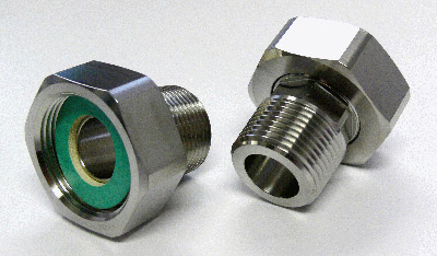 JUL-8890051 - 2 adaptateurs G1 1/4" interne sur NPT 1" externe - JULABO