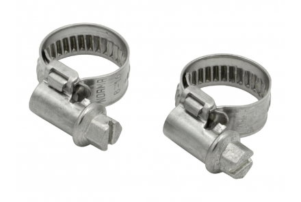 2 colliers pour tuyau Ø int. 8 mm