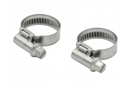 2 colliers pour tuyau Ø int. 10-12 mm