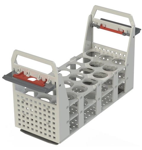 Portoir plastique pour 21 tubes Ø30 mm - max 100 °C - Julabo