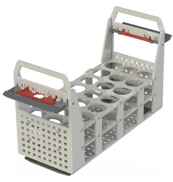 Portoir plastique pour 21 tubes Ø30 mm - max 100 °C - Julabo