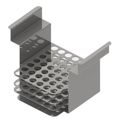 Portoir inox pour 42 tubes 40 x Ø10/11 mm - max 150 °C - Julabo