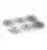 Couvercle plat 6 trous pour bain-marie Pura 14 - Julabo