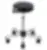 Tabouret mousse polyuréthane noire - Kango