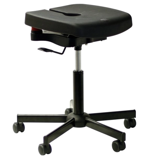 Tabouret polyuréthane noir Koncept - Kango