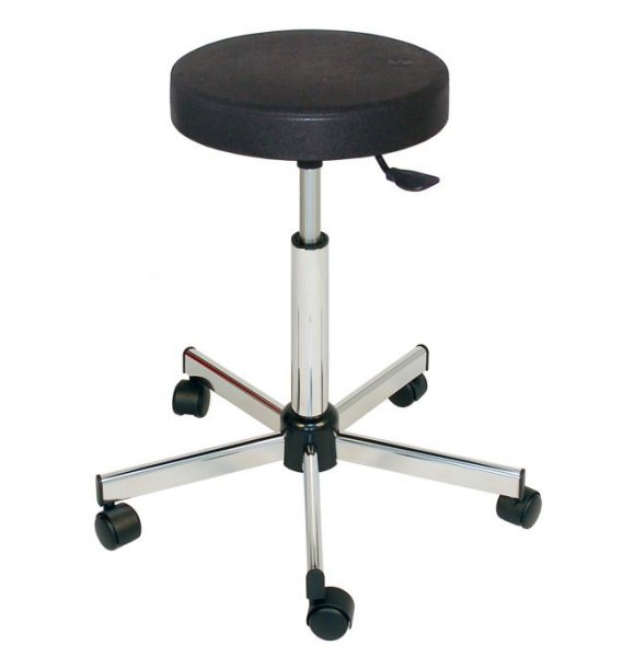 Tabouret mousse polyuréthane noire - Kango