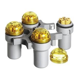 Kit rotor libre 4 places + 4 nacelles + 4 tubes 100 ml + 4 cales caoutchouc