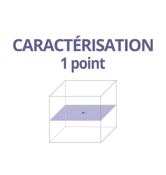 Cartographie 1 point central - 1 palier de T°C