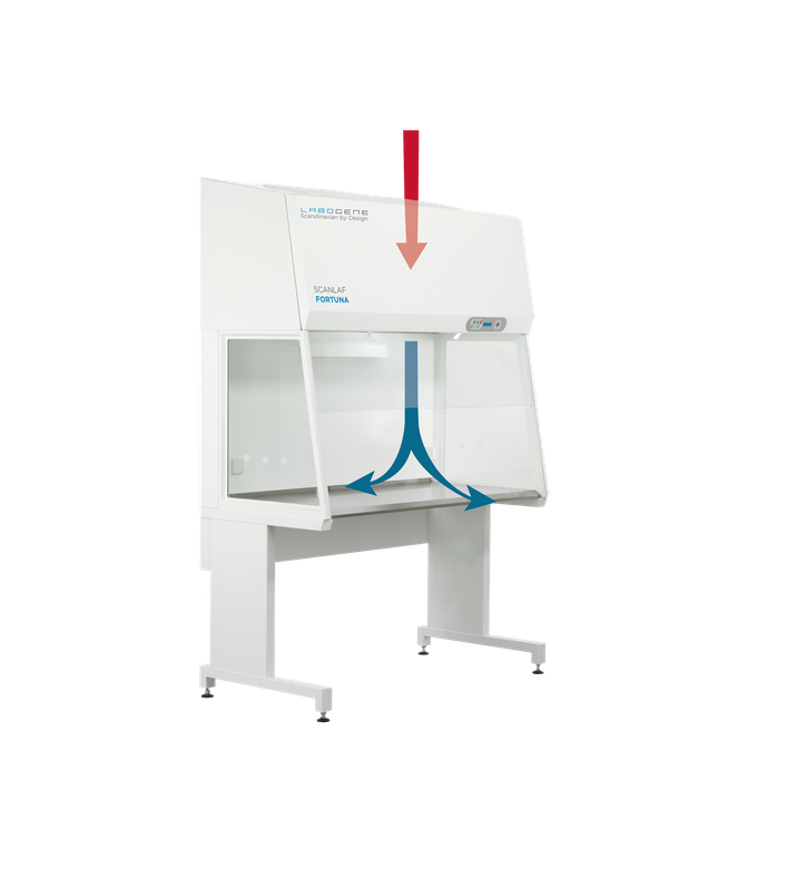 Hotte stérile à flux laminaire vertical Fortuna Clean Bench l 900mm – Labogene