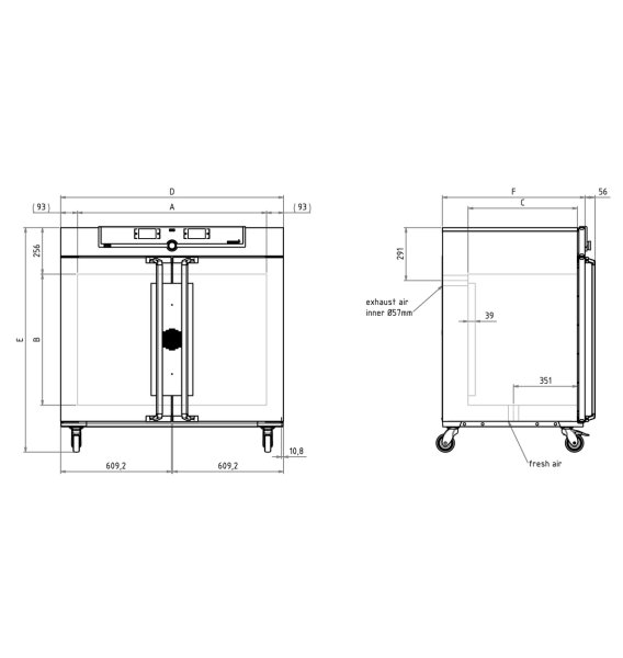 Incubateur bactériologique ventilé IF450 - Memmert
