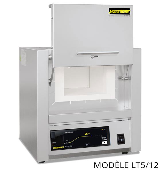 Four à moufle professionnel LT 3/12 - Nabertherm - Programmateur B510