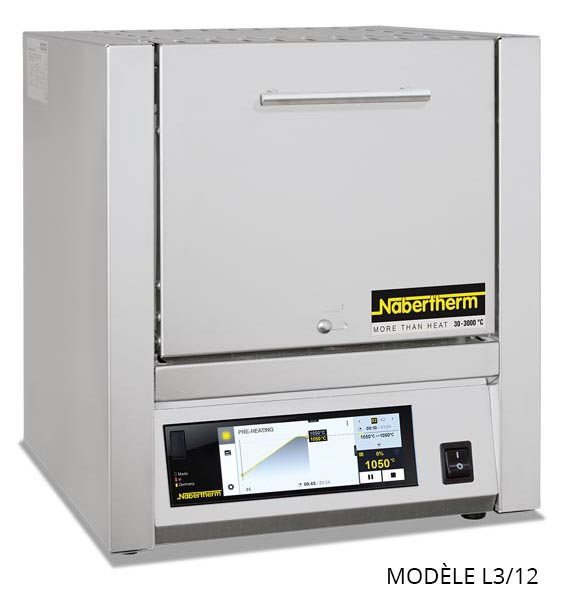 Four à moufle professionnel L 3/12 - Nabertherm - Programmateur B 510