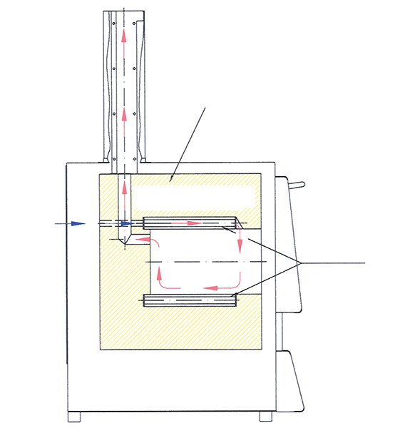 Four Nabertherm : four d'incinération professionnel LVT 3/11, porte guillotine