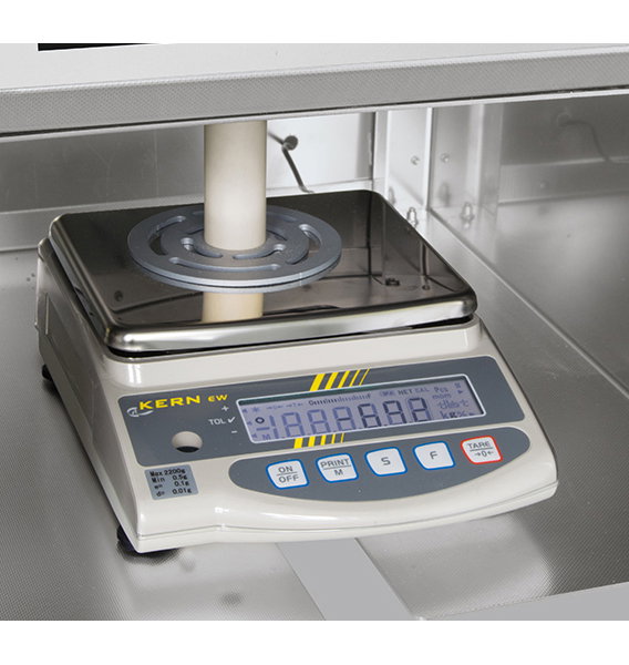 Système de four moufle avec balance L 9/11/SW - Nabertherm - Programmateur B510, porte guillotine