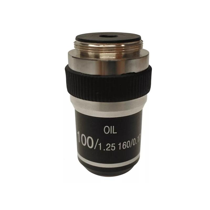 Objectif Microscope 100x/1.25 Oil - Immersion Huile - Standard DIN 160/0.17 - Euromex