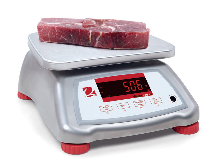 Balance inox agroalimentaire étanche Valor 2000 - 6 kg - OHAUS
