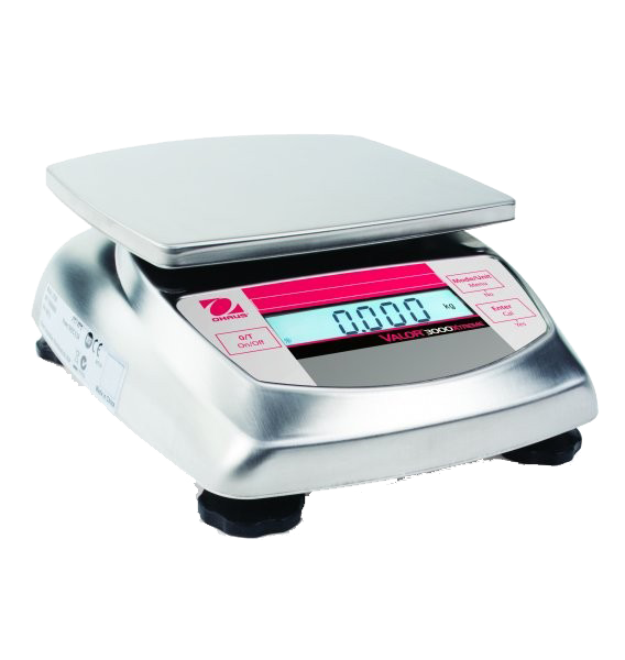Pesage : balance inox agroalimentaire Ohaus Valor 3000 Xtreme haute résolution - 6 kg - OHAUS