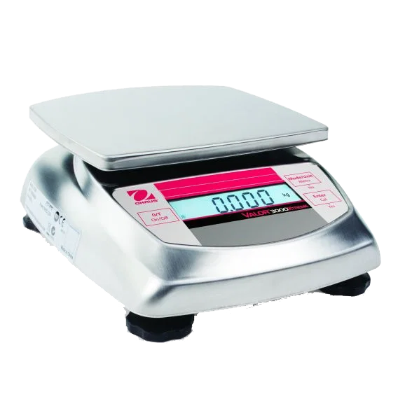 Pesage : balance inox agroalimentaire Ohaus Valor 3000 Xtreme haute résolution - 6 kg - OHAUS