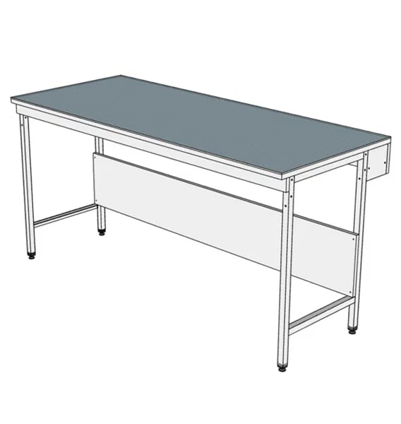 Paillasse murale verre émaillé - L1800 x p750 x H900 mm