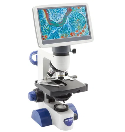 Microscope monoculaire + écran / caméra intégrée B-62V - Optika