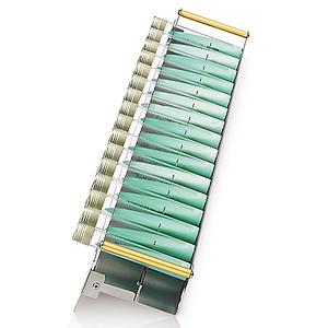 Racks L Lowenstein pour 16 tubes 100 - 125 mm - Ø 15-20 mm - Hettich