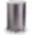 Poubelle inox ronde - Couvercle à pédale sur roulettes - 105 litres