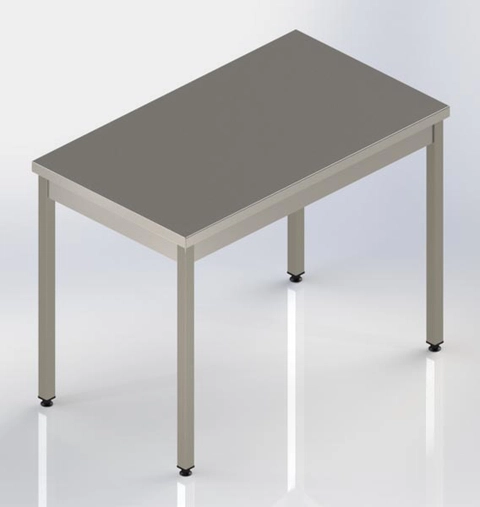 Table fixe 15/10e - Inox AISI 304 - L 1800 x P 600 x H 900 mm