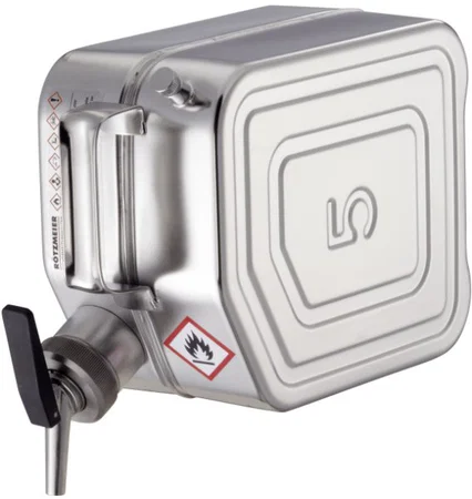 Jerrican de sécurité 05KZ - 5L - Bouchon fileté 1 ½" - Rötzmeier
