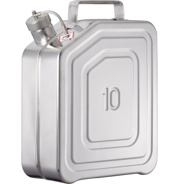 Jerrican de sécurité 10KK - 10L - Bouchon fileté 1 ½" - Rötzmeier