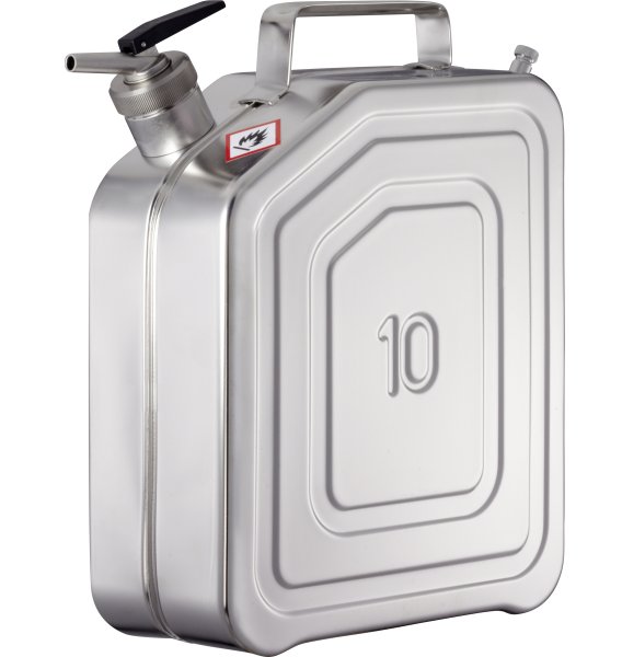 Jerrican de sécurité 10KZ - 10L - Bec doseur 1 ½" - Rötzmeier