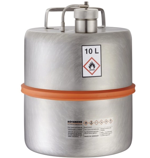Fût de sécurité 10TZ - 10L - Bouchon fileté 1 ½" - Rötzmeier