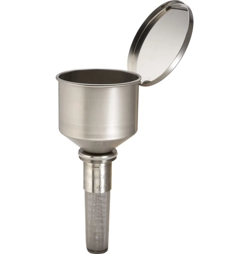 Entonnoir de sécurité droit T2 - inox - avec filetage 2" - Rötzmeier