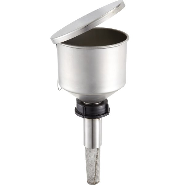Entonnoir de sécurité TK50 - inox - avec bouchon plastique - Rötzmeier