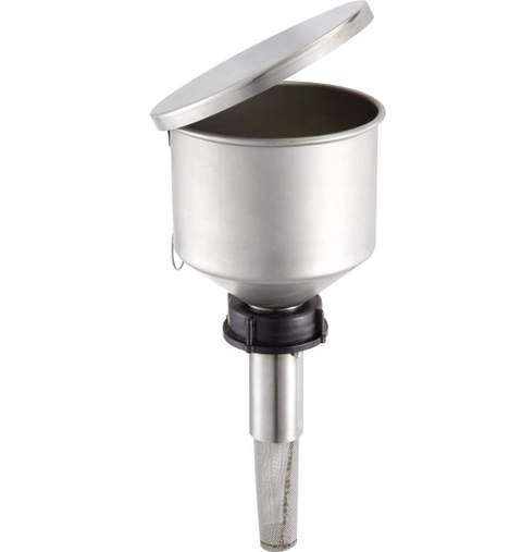 Entonnoir de sécurité TK50 - inox - avec bouchon plastique - Rötzmeier