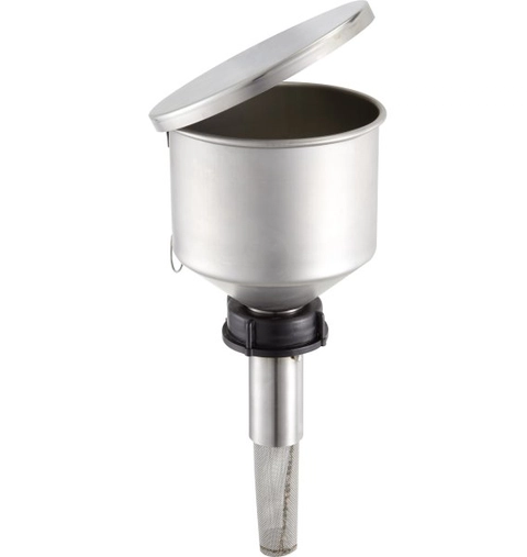 Entonnoir de sécurité TK51 - inox - avec bouchon plastique - Rötzmeier