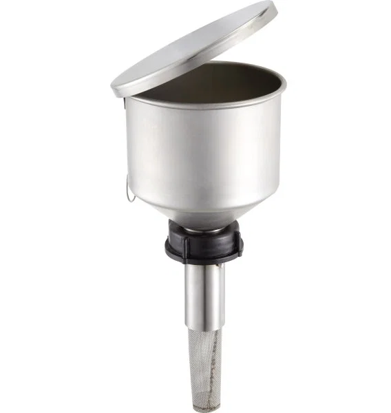 Entonnoir de sécurité TK51 - inox - avec bouchon plastique - Rötzmeier