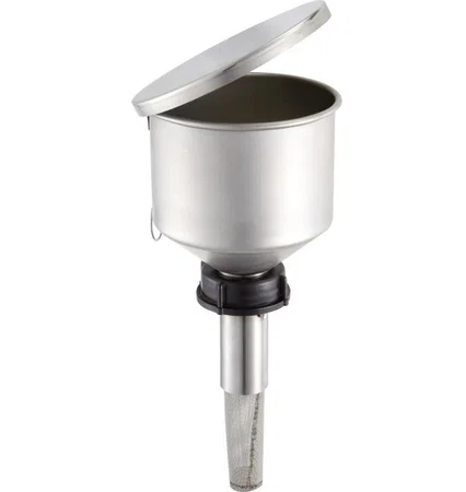Entonnoir de sécurité TK51 - inox - avec bouchon plastique - Rötzmeier
