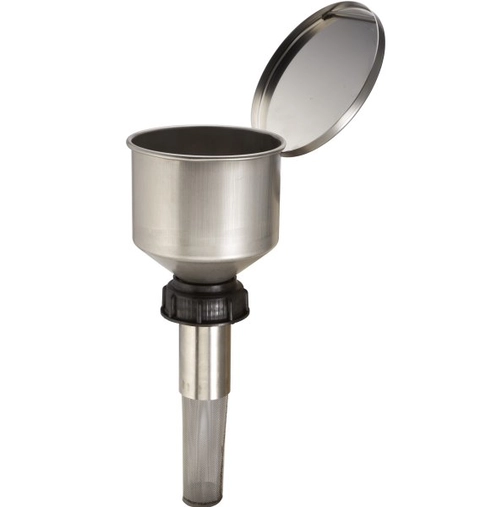 Entonnoir de sécurité TK61 - inox - avec bouchon plastique - Rötzmeier