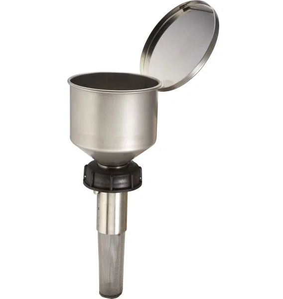 Entonnoir de sécurité TK71 - inox - avec bouchon plastique - Rötzmeier