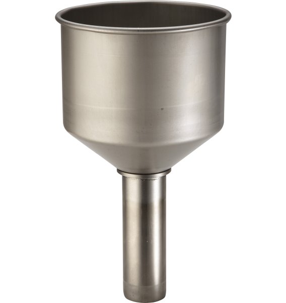 Entonnoir de sécurité droit TR3 - inox - sans filetage - Rötzmeier