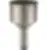 Entonnoir de sécurité droit TR3 - inox - sans filetage - Rötzmeier