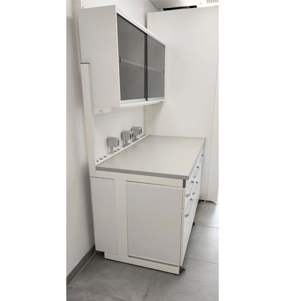 Paillasse murale grès étiré -  L900 x p660 x H900 mm