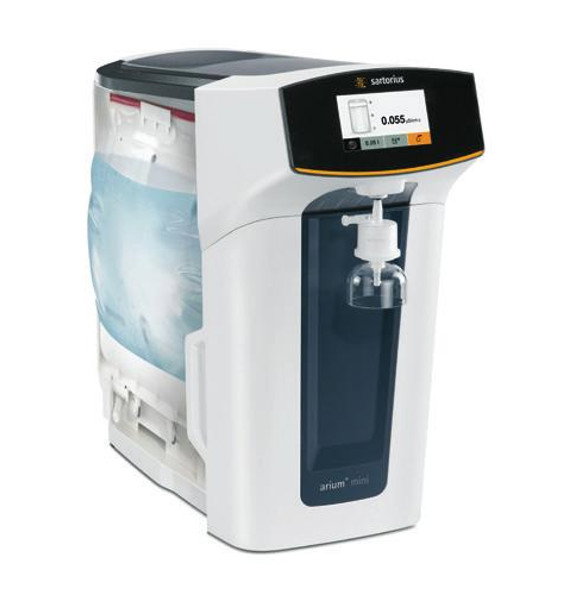 Système combiné de purification d'eau Arium® Mini Plus - Type 1 et 3 - Lampe UV - Sartorius