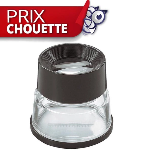 Loupe de mesure avec jupe transparente - x8