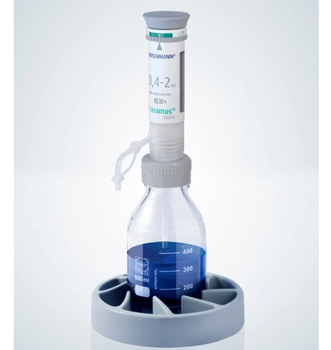 Distributeur Ceramus classic pour dosage manuel - 0.4 à 2.0 ml - Hirschmann