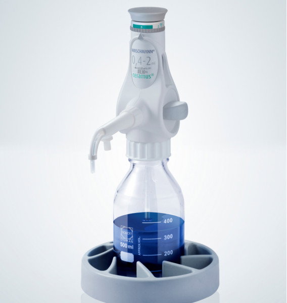 Distributeur Ceramus pour dosage manuel - 0.4 à 2.0 ml - Hirschmann