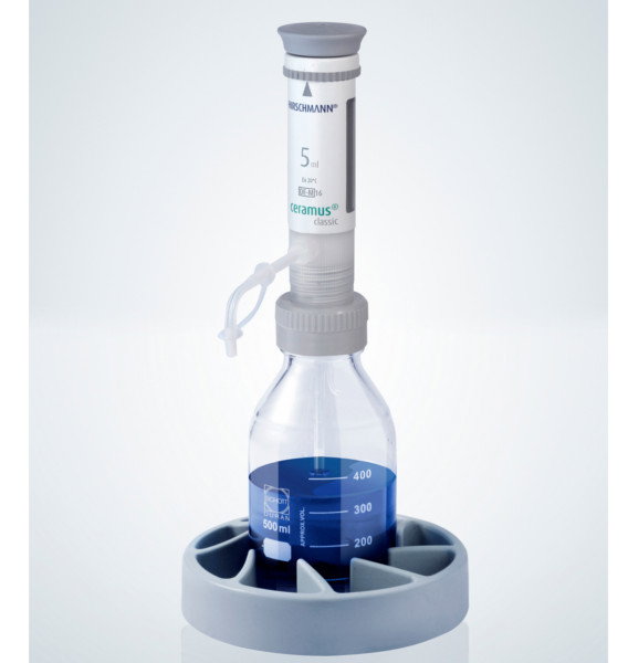 Distributeur Ceramus classic pour dosage manuel - 5.0 ml fixe - Hirschmann
