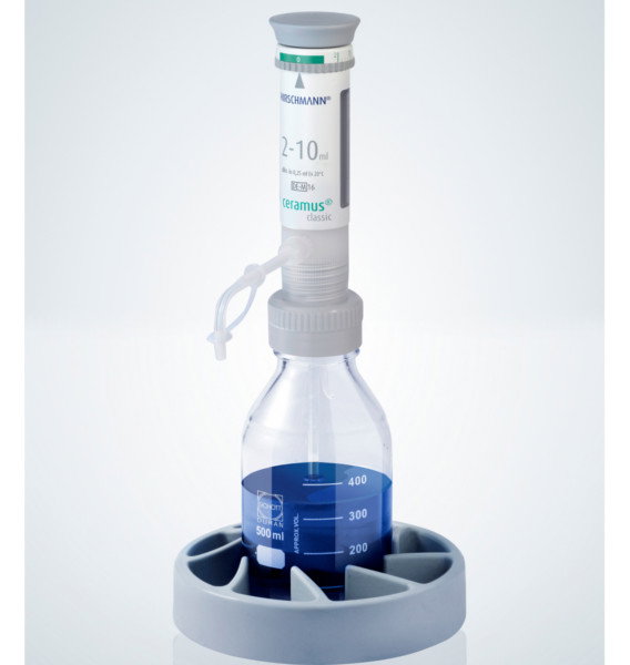 Distributeur Ceramus classic pour dosage manuel - 2.0 à 10.0 ml - Hirschmann