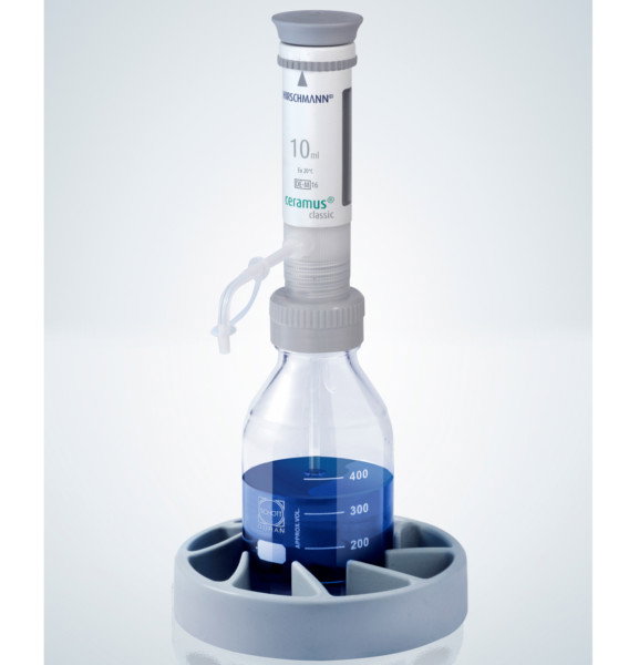Distributeur Ceramus classic pour dosage manuel - 10.0 ml fixe - Hirschmann